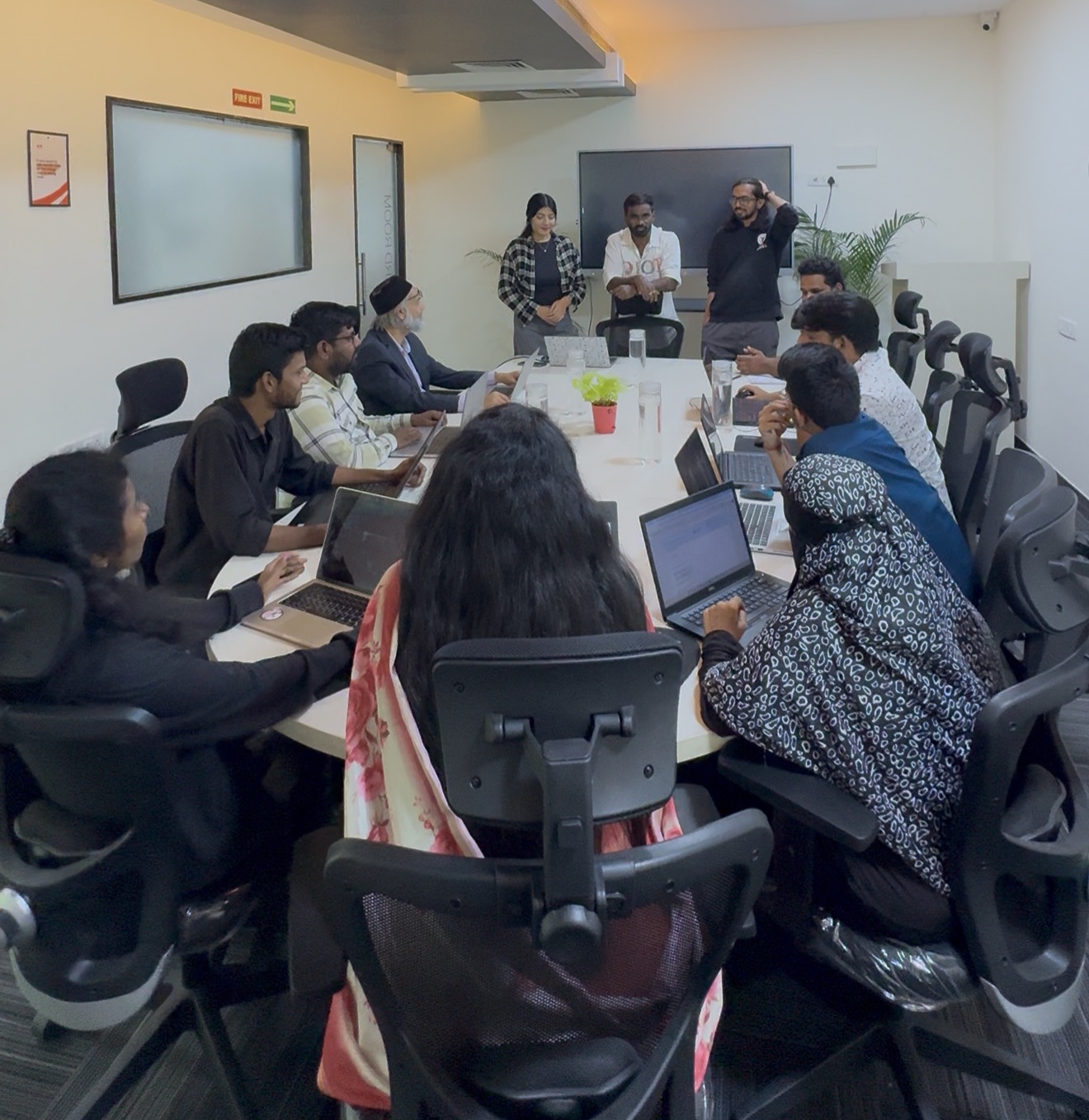 GroX Team at Work